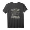 HapKoala Winter is Coming T-Shirt – Offizielles Game of Thrones Westeros Merchandise für Fans