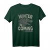 HapKoala Winter is Coming T-Shirt – Offizielles Game of Thrones Westeros Merchandise für Fans