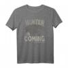 HapKoala Winter is Coming T-Shirt – Offizielles Game of Thrones Westeros Merchandise für Fans