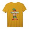 Gamer Elfe Weihnachtsoutfit Partnerlook Geschenk Weihnachten T-Shirt – Festliches Elfendesign für die Feiertage & Familien