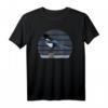 jz.birds Elster Vogel Illustration T-Shirt – Farbenfrohes Vogelmotiv für Vogelliebhaber, Naturfreunde & Tierbeobachter als Geschenk