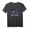 jz.birds Elster Vogel Illustration T-Shirt – Farbenfrohes Vogelmotiv für Vogelliebhaber, Naturfreunde & Tierbeobachter als Geschenk