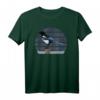 jz.birds Elster Vogel Illustration T-Shirt – Farbenfrohes Vogelmotiv für Vogelliebhaber, Naturfreunde & Tierbeobachter als Geschenk