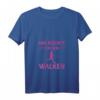 Damen Mir Reichts Ich Geh Walken Nordic Walking T-Shirt mit V-Ausschnitt – Lustiges Geschenk für Wander- und Trekking-Fans