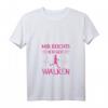 Damen Mir Reichts Ich Geh Walken Nordic Walking T-Shirt mit V-Ausschnitt – Lustiges Geschenk für Wander- und Trekking-Fans
