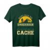 Geocaching T-Shirt - Manche suchen einfach nur den Cache Retro Vintage Design für Outdoor Abenteurer & Schatzsucher
