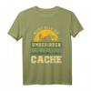 Geocaching T-Shirt - Manche suchen einfach nur den Cache Retro Vintage Design für Outdoor Abenteurer & Schatzsucher
