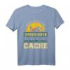 Geocaching T-Shirt - Manche suchen einfach nur den Cache Retro Vintage Design für Outdoor Abenteurer & Schatzsucher