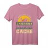 Geocaching T-Shirt - Manche suchen einfach nur den Cache Retro Vintage Design für Outdoor Abenteurer & Schatzsucher