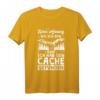 Geocaching T-Shirt mit GPS & Cache Design - Lustiges Outdoor-Hobby Shirt für Geocacher & Abenteuerlustige