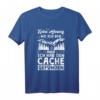 Geocaching T-Shirt mit GPS & Cache Design - Lustiges Outdoor-Hobby Shirt für Geocacher & Abenteuerlustige