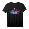 Flamingo Outdoor Geocaching T-Shirt - Exotischer Vogel auf Dosensuche für Abenteurer und Naturfreunde