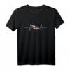 Georgia Herzschlag EKG Vintage Flagge T-Shirt – Stolzes Design für Georgia-Fans und Reisende