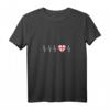 Damen Georgian Heartbeat I Love Georgia Flagge Land Geschenk T-Shirt mit V-Ausschnitt – Patriotisches Souvenir für Georgien-Fans und Reiseerinnerung
