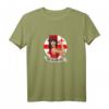 Georgisches Mädchen T-Shirt mit Georgia-Flagge - Kultureller Merchandise-Artikel, klassisch geschnitten