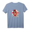 Georgisches Mädchen T-Shirt mit Georgia-Flagge - Kultureller Merchandise-Artikel, klassisch geschnitten