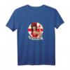 Georgisches Mädchen T-Shirt mit Georgia-Flagge - Kultureller Merchandise-Artikel, klassisch geschnitten