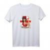 Georgisches Mädchen T-Shirt mit Georgia-Flagge - Kultureller Merchandise-Artikel, klassisch geschnitten