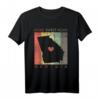 Georgia Home Sweet Home Retro Vintage Distressed T-Shirt – Perfektes Geschenk für Georgia-Fans, Bewohner & Besucher