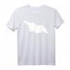 Georgien Karte T-Shirt - Klassisch geschnitten, doppelt genähter Saum, ideales Geschenk für Georgien-Reisende und Touristen