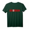 GEORGIEN | Sakartvelo Flagge Georgien T-Shirt – Klassisch geschnitten, doppelt genähter Saum, ideal für Fans und Reisen