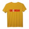 GEORGIEN | Sakartvelo Flagge Georgien T-Shirt – Klassisch geschnitten, doppelt genähter Saum, ideal für Fans und Reisen