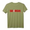 GEORGIEN | Sakartvelo Flagge Georgien T-Shirt – Klassisch geschnitten, doppelt genähter Saum, ideal für Fans und Reisen