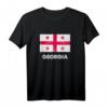 Georgien Flagge T-Shirt | Distressed Georgia Flag Shirt – Perfektes Geschenk für Georgien-Liebhaber und Tiflis-Fans