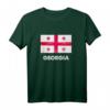 Georgien Flagge T-Shirt | Distressed Georgia Flag Shirt – Perfektes Geschenk für Georgien-Liebhaber und Tiflis-Fans