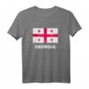Georgien Flagge T-Shirt | Distressed Georgia Flag Shirt – Perfektes Geschenk für Georgien-Liebhaber und Tiflis-Fans