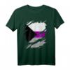 Demisexuelle Stolzenflagge mit gerissener Offenbarung - Lustiges Support T-Shirt für LGBTQIA+ Pride-Events, Rallyes & Partys