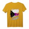 Demisexuelle Stolzenflagge mit gerissener Offenbarung - Lustiges Support T-Shirt für LGBTQIA+ Pride-Events, Rallyes & Partys