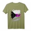 Demisexuelle Stolzenflagge mit gerissener Offenbarung - Lustiges Support T-Shirt für LGBTQIA+ Pride-Events, Rallyes & Partys