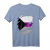 Demisexuelle Stolzenflagge mit gerissener Offenbarung - Lustiges Support T-Shirt für LGBTQIA+ Pride-Events, Rallyes & Partys