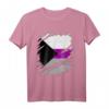 Demisexuelle Stolzenflagge mit gerissener Offenbarung - Lustiges Support T-Shirt für LGBTQIA+ Pride-Events, Rallyes & Partys