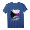 Demisexuelle Stolzenflagge mit gerissener Offenbarung - Lustiges Support T-Shirt für LGBTQIA+ Pride-Events, Rallyes & Partys