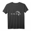 Gleitschirmfliegen EKG Paraglider Herzlinie T-Shirt - Perfektes Geschenk für Piloten, Extremsportler & Flugliebhaber