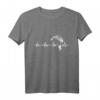 Gleitschirmfliegen EKG Paraglider Herzlinie T-Shirt - Perfektes Geschenk für Piloten, Extremsportler & Flugliebhaber