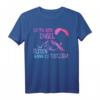 Herren Paragleiter Fliegt Gleitschirm T-Shirt mit Spruch - Für Abenteurer und Gleitschirmflieger