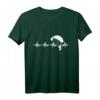 Sport Geschenk für Paraglider Herzschlag Paragliding T-Shirt – Perfekt für Piloten, Extremsportler & Flugbegeisterte zu Weihnachten & Geburtstag