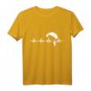 Sport Geschenk für Paraglider Herzschlag Paragliding T-Shirt – Perfekt für Piloten, Extremsportler & Flugbegeisterte zu Weihnachten & Geburtstag