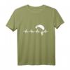 Sport Geschenk für Paraglider Herzschlag Paragliding T-Shirt – Perfekt für Piloten, Extremsportler & Flugbegeisterte zu Weihnachten & Geburtstag