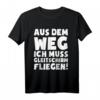 Ich Muss Gleitschirmfliegen - Lustiges Paragliding T-Shirt für Gleitschirmflieger, perfekt als Geschenk zu Weihnachten, Geburtstag oder Valentinstag