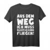 Ich Muss Gleitschirmfliegen - Lustiges Paragliding T-Shirt für Gleitschirmflieger, perfekt als Geschenk zu Weihnachten, Geburtstag oder Valentinstag