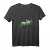 Damen Preserve & Protect T-Shirt mit Elch Silhouette & Waldlandschaft – Für Umweltschutz, Klimaschutz & Naturschutz Demos