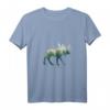 Damen Preserve & Protect T-Shirt mit Elch Silhouette & Waldlandschaft – Für Umweltschutz, Klimaschutz & Naturschutz Demos