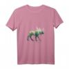 Damen Preserve & Protect T-Shirt mit Elch Silhouette & Waldlandschaft – Für Umweltschutz, Klimaschutz & Naturschutz Demos