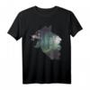 Umweltschutz Klimaschutz Wolf Silhouette Wald Wälder T-Shirt – Für Naturschützer, Tierfreunde & Umweltaktivisten