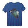Umweltschutz Klimaschutz Wolf Silhouette Wald Wälder T-Shirt – Für Naturschützer, Tierfreunde & Umweltaktivisten