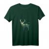 Damen Preserve & Protect Umweltschutz T-Shirt mit Hirsch Silhouette - V-Ausschnitt für Klimaschutz & Naturschutz-Demos